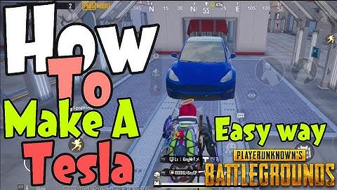 How to make Tesla in PUBG mobile || Easy way to make Tesla car in PUBG mobile || PUBGM || BGMI