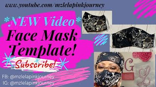 New DIY Fitted Face Mask Video. May be used with Sublimation.