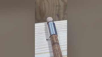 How to Make Return Spring at Home #diy #tutorial #shorts #carpentry #tricks #lifehacks