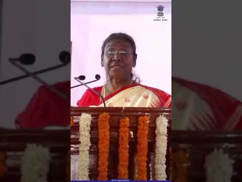 श्रीमती द्रौपदी मुर्मू का संबोधन