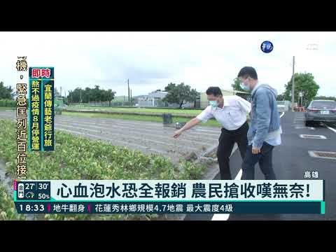 連日大雨泡爛蔬果 葉菜價格翻倍漲｜華視新聞 20210628