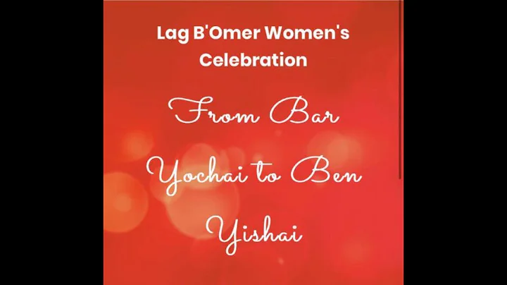 Welcome Moshiach event: From Bar Yochai to Ben Yishai ~Lag Bomer 5782