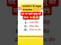 राजस्थान के प्रमुख राज्यपाल जिनकी पद पर रहते मृत्यु !#shorts #gk #upsc #ips #generalknowledge