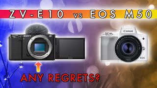 Sony ZV-E10 v Canon EOS M50: 7 Reasons I got the ZV-E10 + 3 Reasons to Reconsider