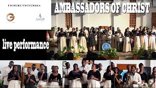 AMBASSADORS OF CHRIST CHOIR sings LIVE (KANYARWANDA & BIRASHOBOKA) Baririmbye za NDIRIMBO z'IHUMURE