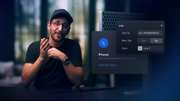 Linking to emails and phone numbers in Framer