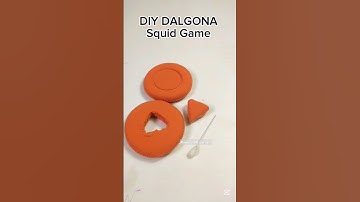 DIY Dalgona squid game | Clay Dalgona Don