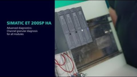Channel Granular Diagnosis for SIMATIC ET 200SP HA