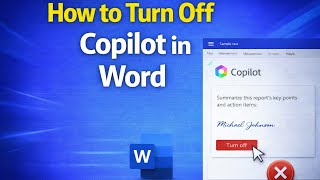 How to Turn Off Copilot in Word (Remove the Icon & Popups)