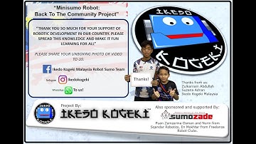 Ikedo Kogeki Minisumo V2 Special Robot Sumo Back To The Community Project: Installation Instruction