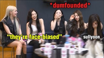NMIXX reactions when LILY calling out the people who only like SULLYOON because of her visual