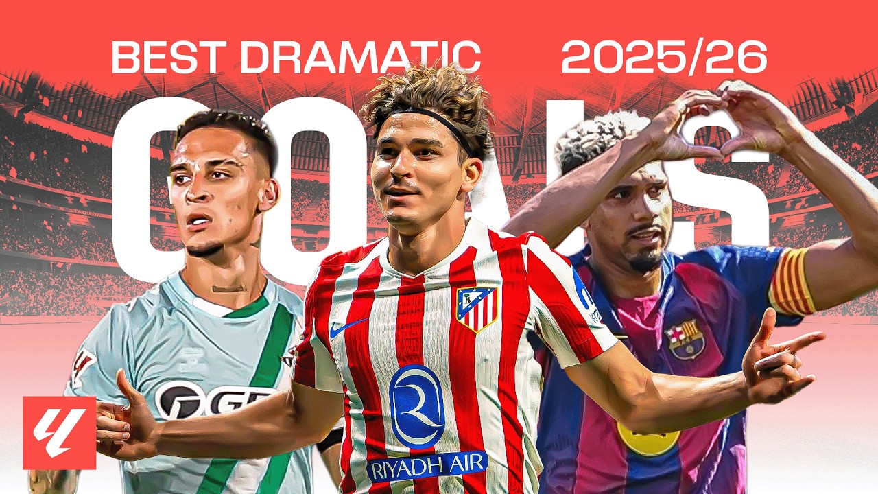 ¡TODOS los GOLES de los MINUTOS FINALES en LALIGA 2025/26! ⏰