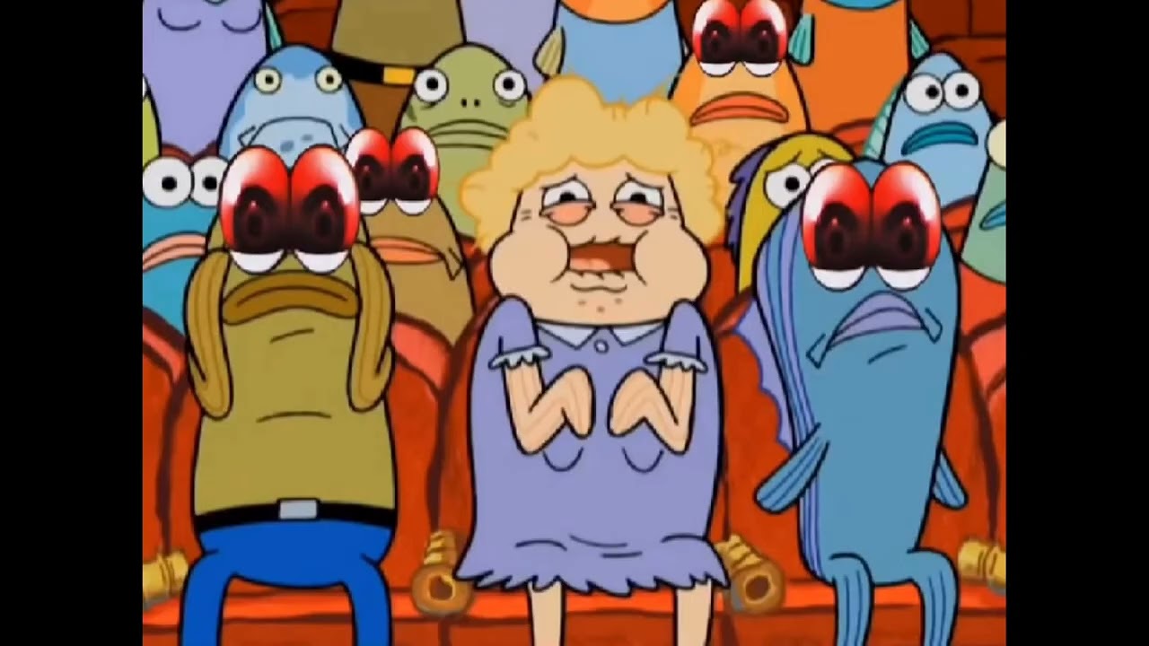 [TW: GORE] Red Mist (Lost Episode of SpongeBob) Trypophobia Meme