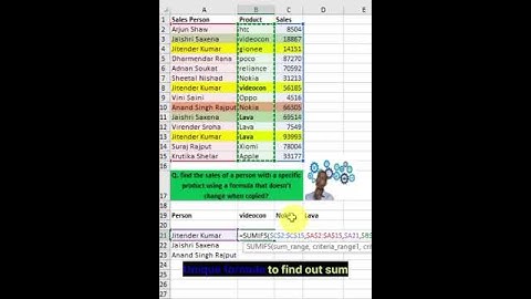 Tricky formula to find sum  #shortvideo #shorts #short #excel #instagram #edit #ytshorts