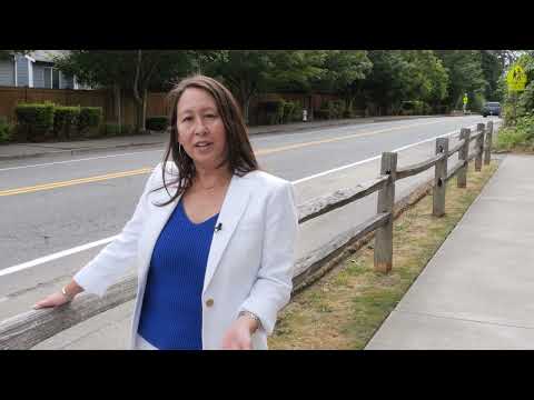 Duerr tour of the 1st District - Moorlands Elementary School Sidewalk Path