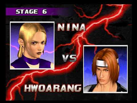 Tekken 3 ( PS1 ) - Nina - Arcade Mode - Arranged Music ( June 6, 2018 )