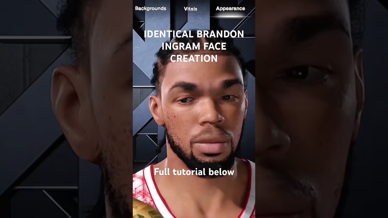 IDENTICAL BRANDON INGRAM FACE CREATION 2K26