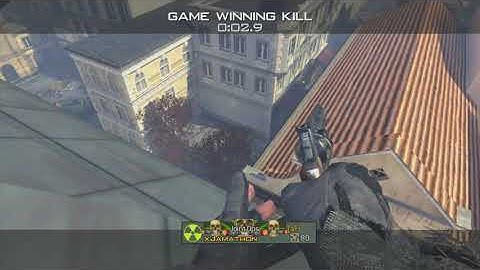 my first out of the map mw3 shot