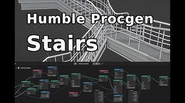 Stairs, Humble Procgen, Blender Geometry Nodes