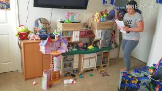Clean with me // Kids Messy Room // Time Lapse