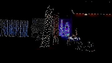 Christmas Light Show 2020 - first segment Light-O-Rama 16 channels