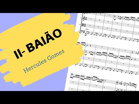 <span class="title">BAIÃO - 2º mov. da  Suíte Cantiga Baião e Frevo para Quarteto de Cordas (Hercules Gomes)</span>