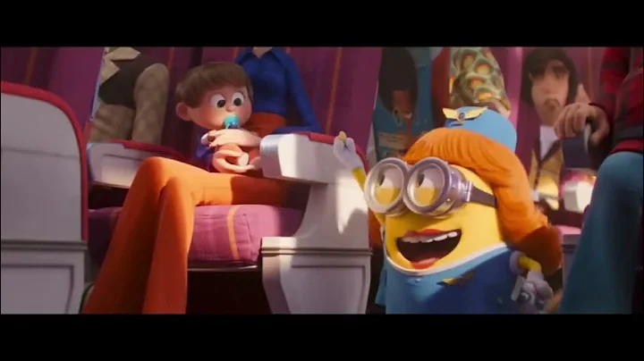 Minions flying a plane (minions the rise of gru clip)