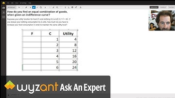 How to calculate an equal level of utility given an utility function