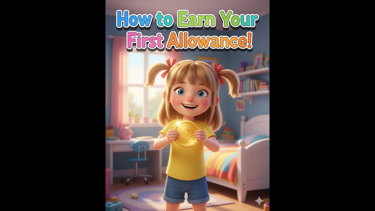 How to Earn Your First Allowance! 🚀 Captain Chloe's Coin Quest | Kids Money Story