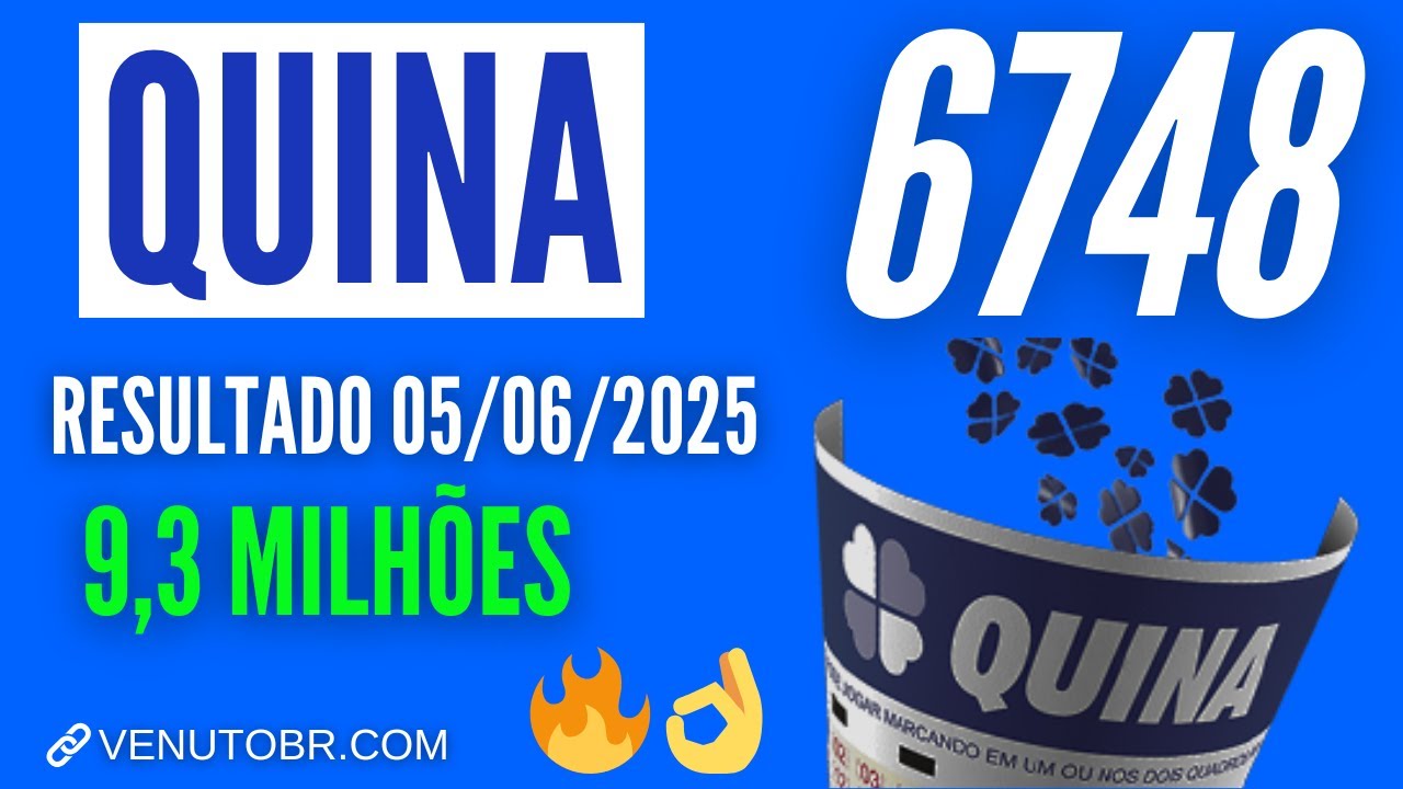 🍀 Resultado Quina 6748 - YouTube