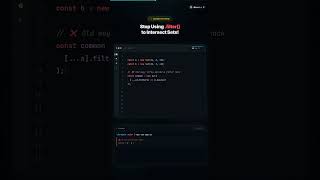 Stop Intersecting Sets Like This in JavaScript! 🛑