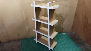 DIY - How to make a cardboard shelf