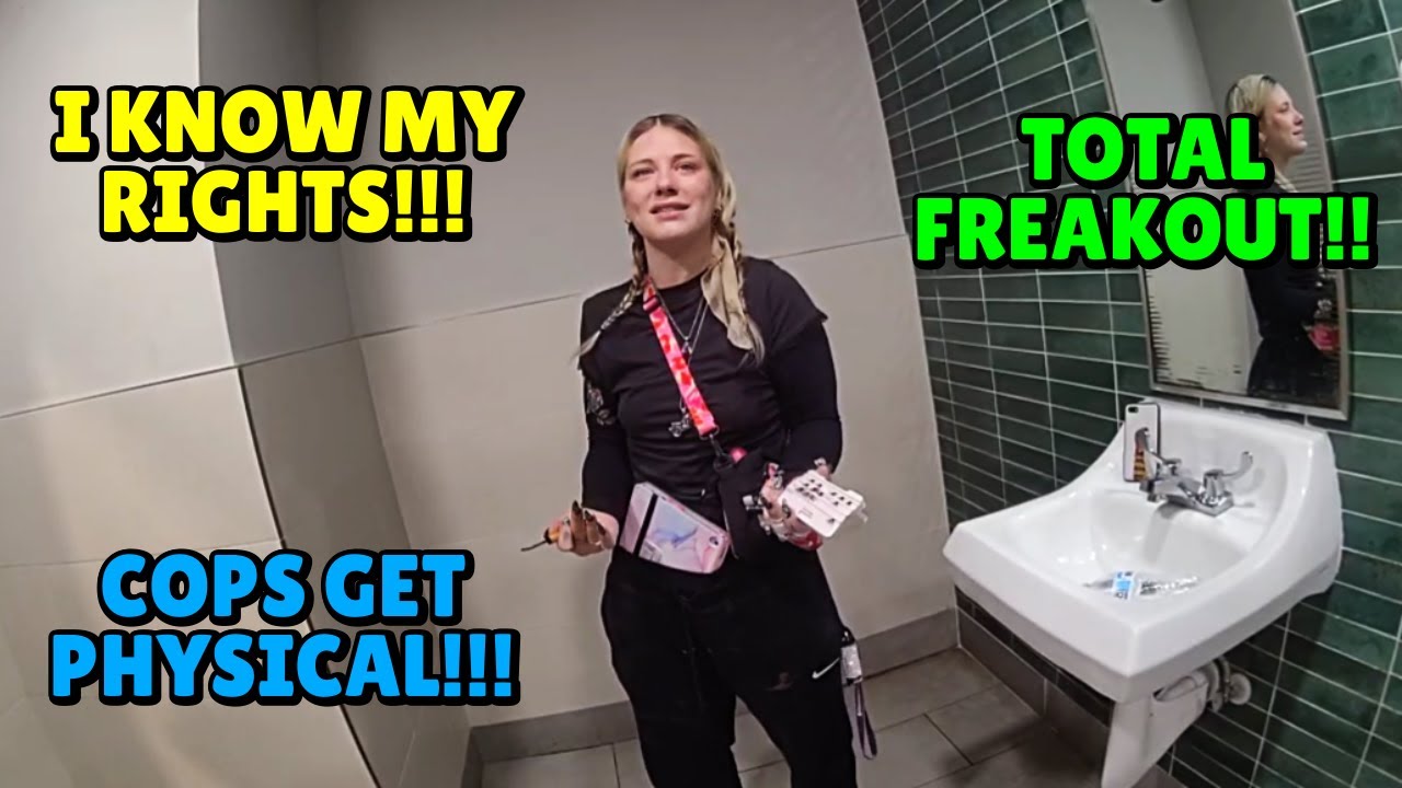 Entitled Girl Arrested for Refusing to Leave Bathroom -  West Palm Beach, Florida - April 2, 2025