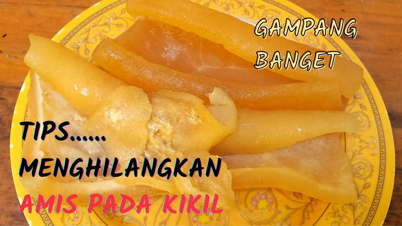 TIPS MENGHILANGKAN BAU AMIS PADA KIKIL SAPI YouTube