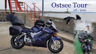 Honda VFR 800 Мотопутешествие Север Германии Балтийское Море Ostsee Часть1 Honda VFR 800