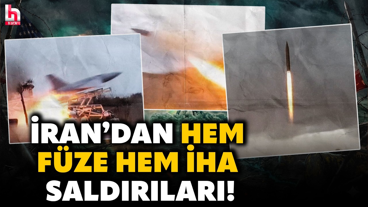 ORTA DOĞU ALEV ALEV! İran'dan peş peşe hem füze hem İHA saldırısı! İşte dehşetin görüntüleri...