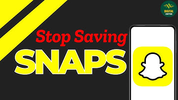 How To Stop Snaps From Saving To Camera Roll ?