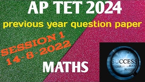 AP TET 2024
