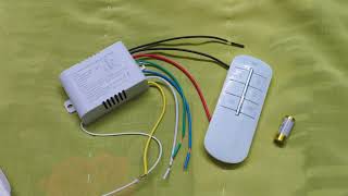 Remote control switch board | remote control house wiring @AlagTe