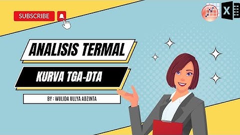 TUTORIAL MEMBUAT KURVA TGA-DTA || ANALISIS TERMAL PART 1