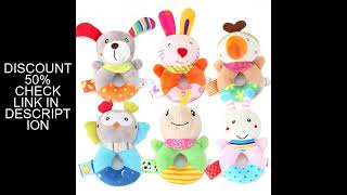 Baby Plush Rattle Cartoon Animals Crib Mobile Bed Bell Toys 0-12 Months Infant Toddler Early Educati screenshot 4