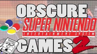 Obscure Super Nintendo SNES Games 2 POW!