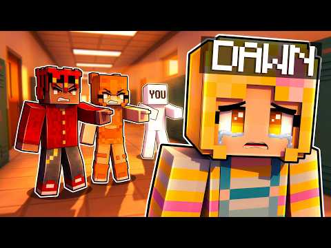 DAWN Gets Bullied For Dating YOU At SCHOOL In Minecraft..