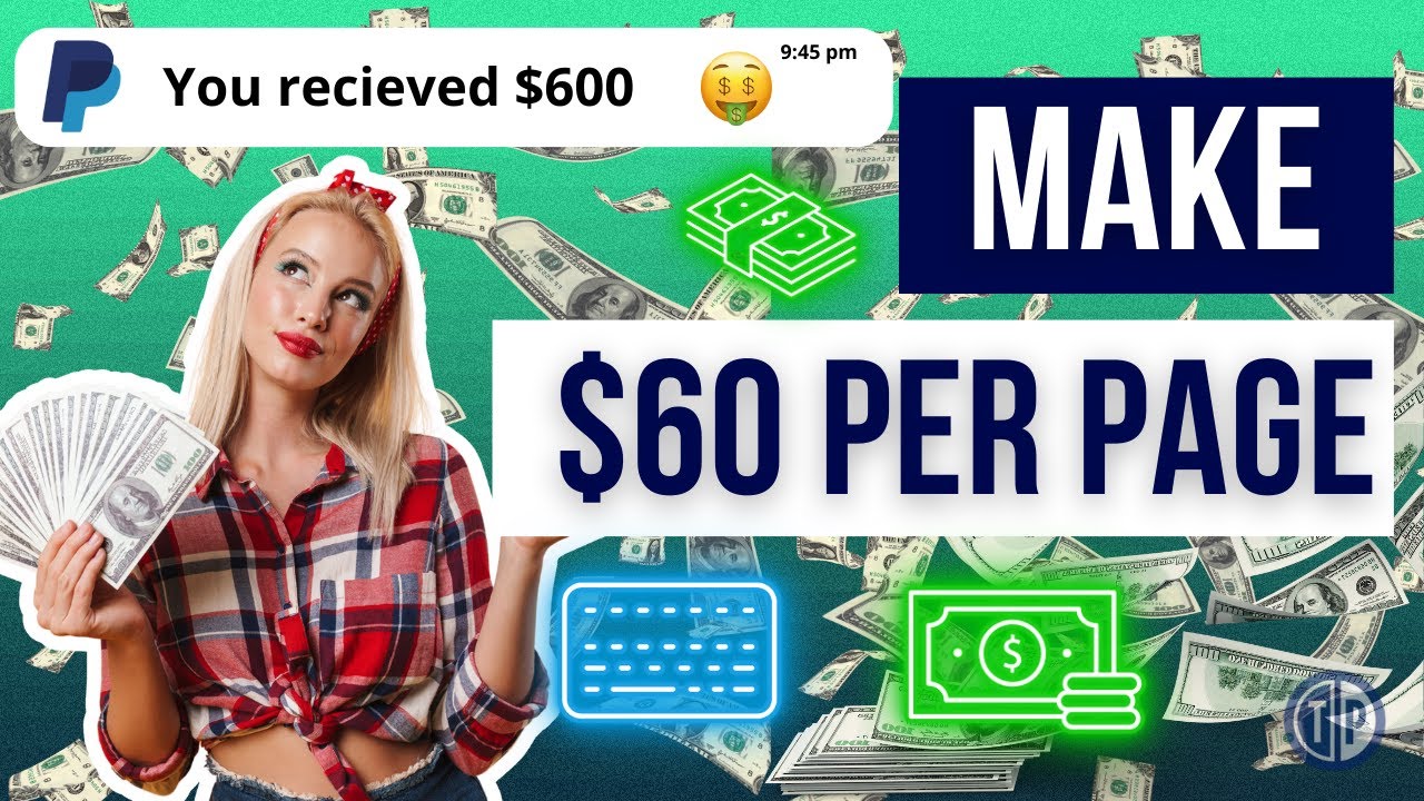 EARN $60 PER PAGE Typing To Make Money Online In 2023 ( 10 Pages = $600)