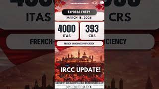 Big opportunity for french speakers express entry drops to 393 this is your moment to shine 🇨🇦✨