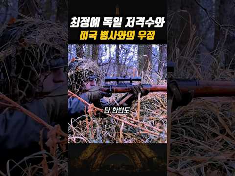 독일 저격수가 미군 병사를 살리려다 내린 최후의 선택은...? 😭