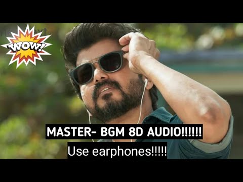 Master - Teaser BGM| 8D Audio| Use earphones| Thalapathy Vijay| Vijay Sethupathi|