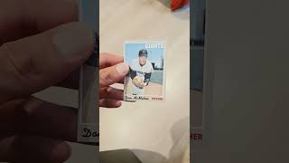 1970 Topps Don McMahon pitcher for the San Francisco Giants