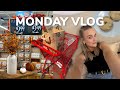 MONDAY VLOG: running errands, trader joe&#39;s fall grocery haul, editing, apartment clean with me