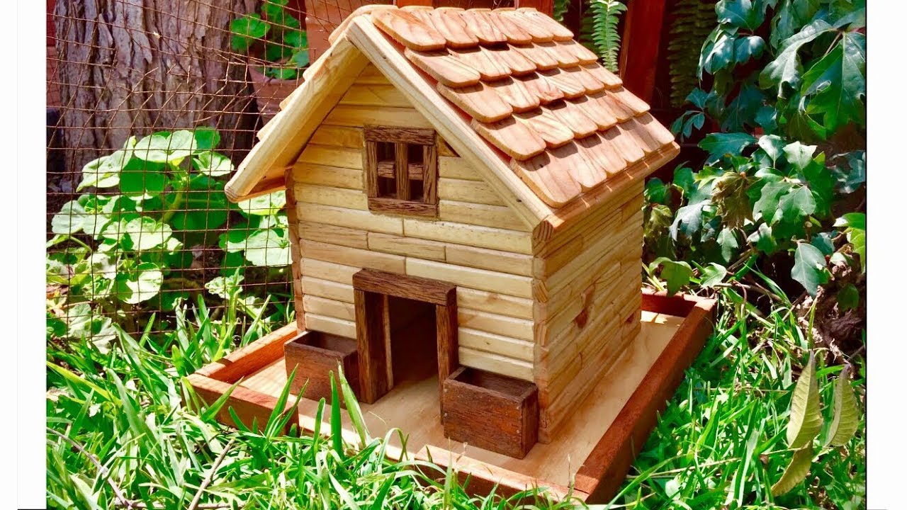 Building a Wooden Birdhouse - YouTube